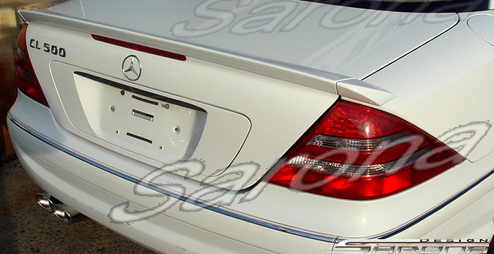 Custom Mercedes CL  Coupe Trunk Wing (2000 - 2006) - $299.00 (Manufacturer Sarona, Part #MB-031-TW)